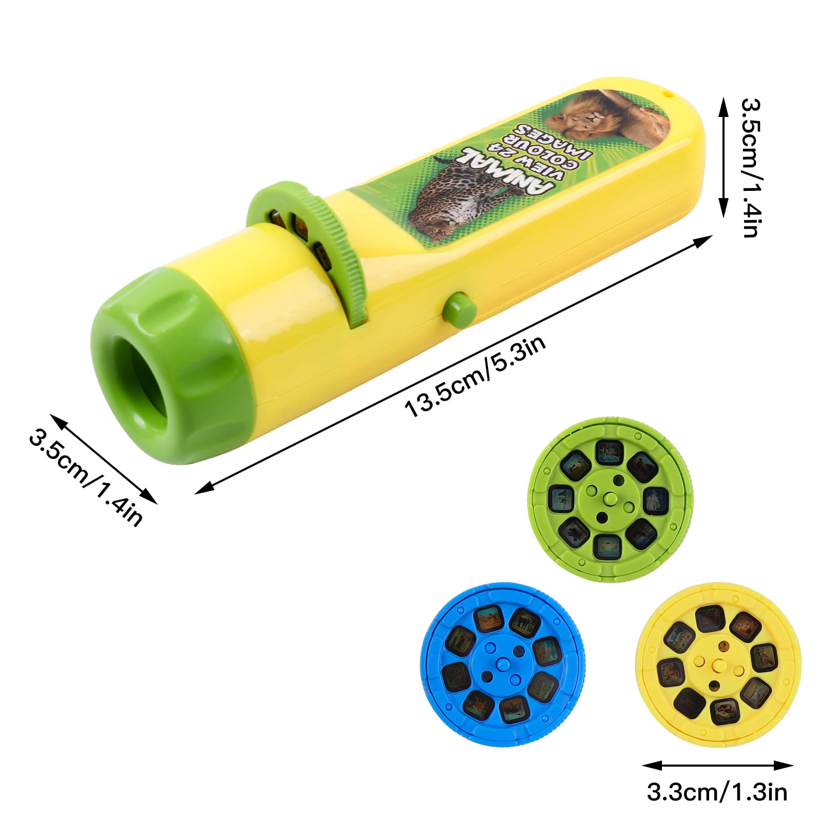 Lampe Torche Et Projecteur Animaux,Jouet Lampe Projecteur Histoire