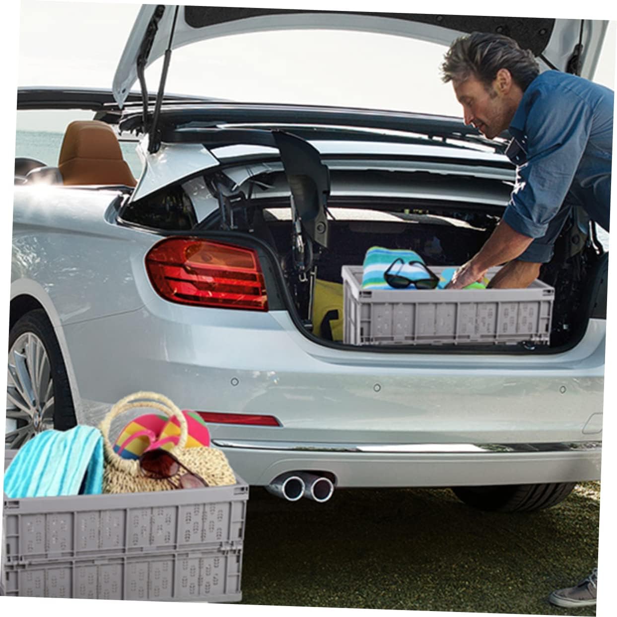 Portable Storage Container Stackable Storage Folding Storage Bins Storage Bins Storage Crates Versatile Storage Versatile Storage Container/2330