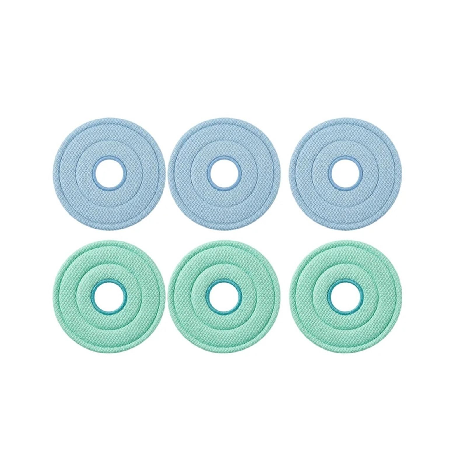 VIXWDRUTY Fish Scale Microfiber Mop Cloth，Compatible For Xiaomi，B101CN X10+S10+，Compatible For Dreame，S10 Pro L10S Ultra X10(6pcs b)