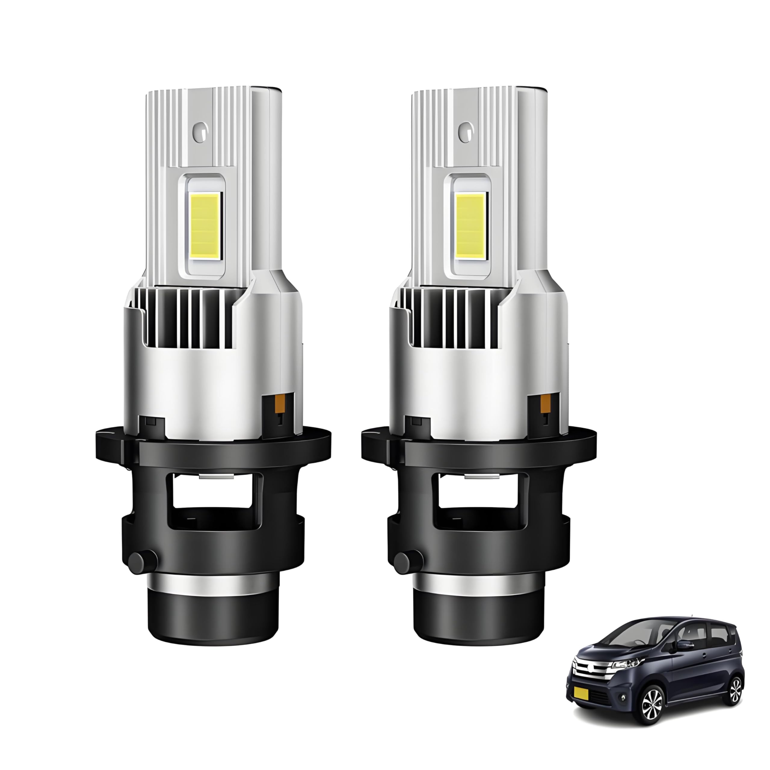 美品　D4S D4R用 LEDバルブ 90W 6000K 25000lm Amazon | D4S D4R 車用 LED ヘッドライト 24000LM ハイビーム