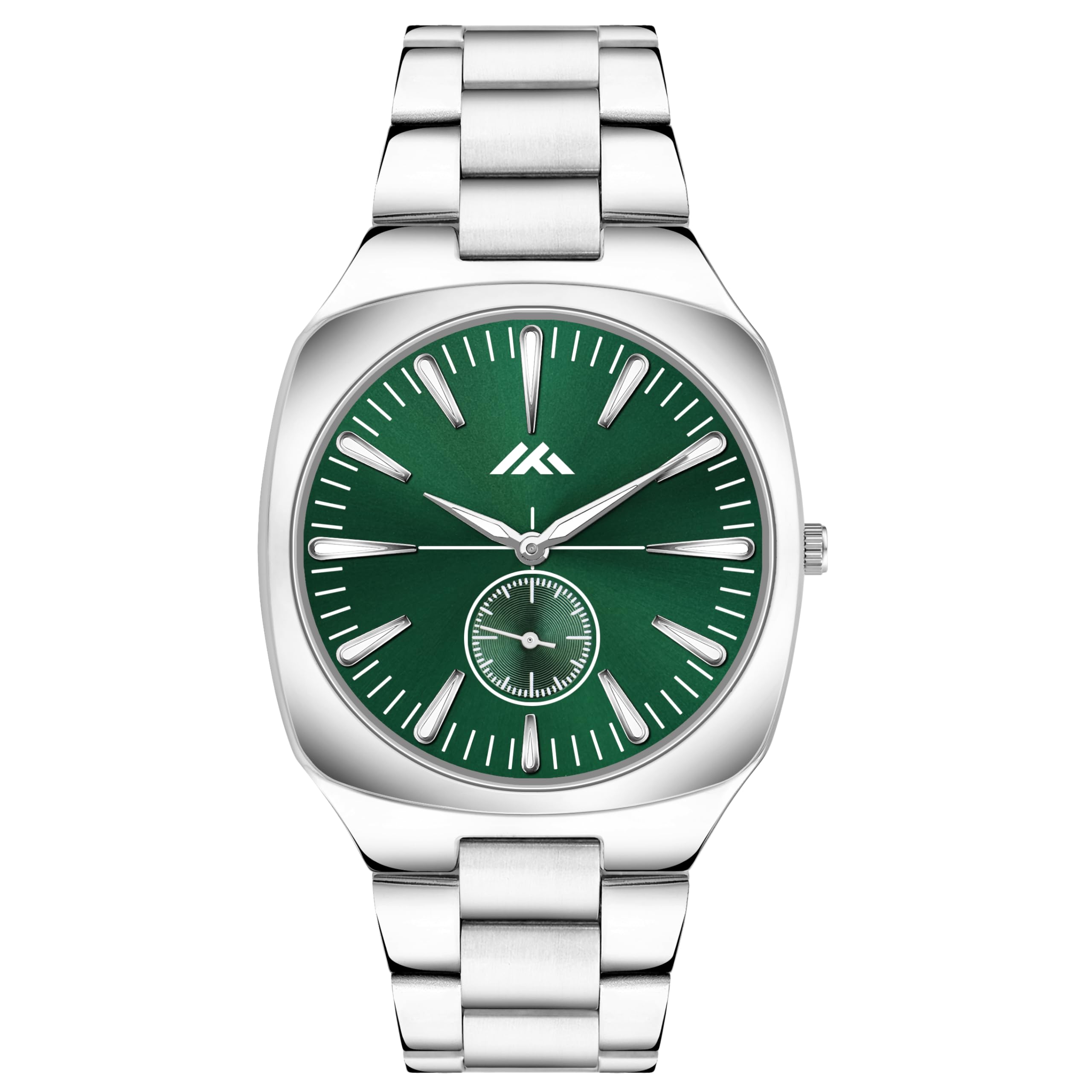 Buy ZEBROX® Men's Luxury Collection Silver Stainless Steel Case