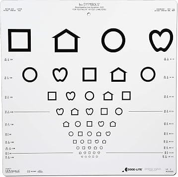 LEA Symbols 10 Line Distance Chart