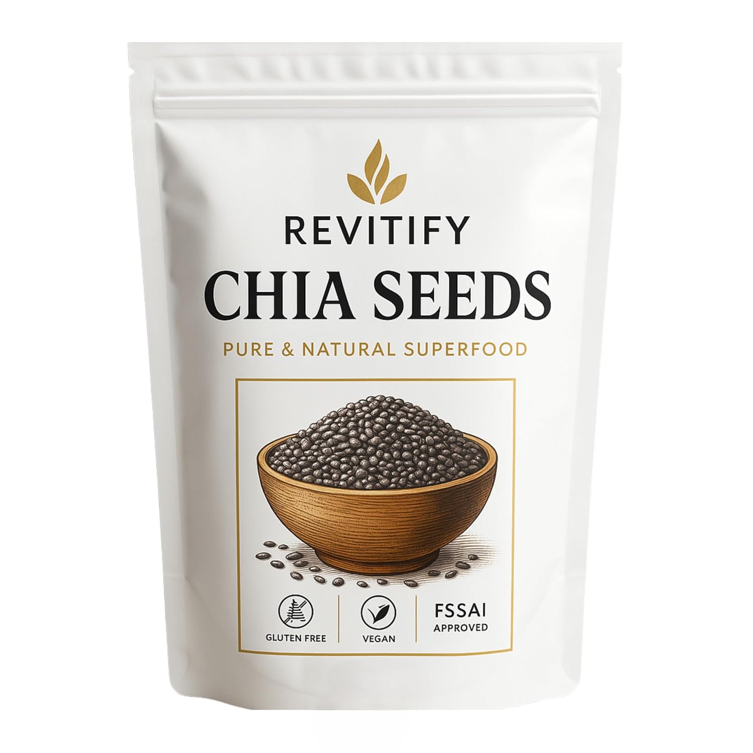 Chia Seeds | 200g Premium Raw Organic Chia Seed High in Fibre, Omega-3 & Protein | Superfood for Weight Management, Digestion & Heart Health