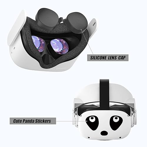 Vista 5 de Aixoto Head Strap for Oculus Quest 2Meta Updated Adjustable Halo Strap Replacement for Elite Strap Less Pressure on Your Face Comfortable VR