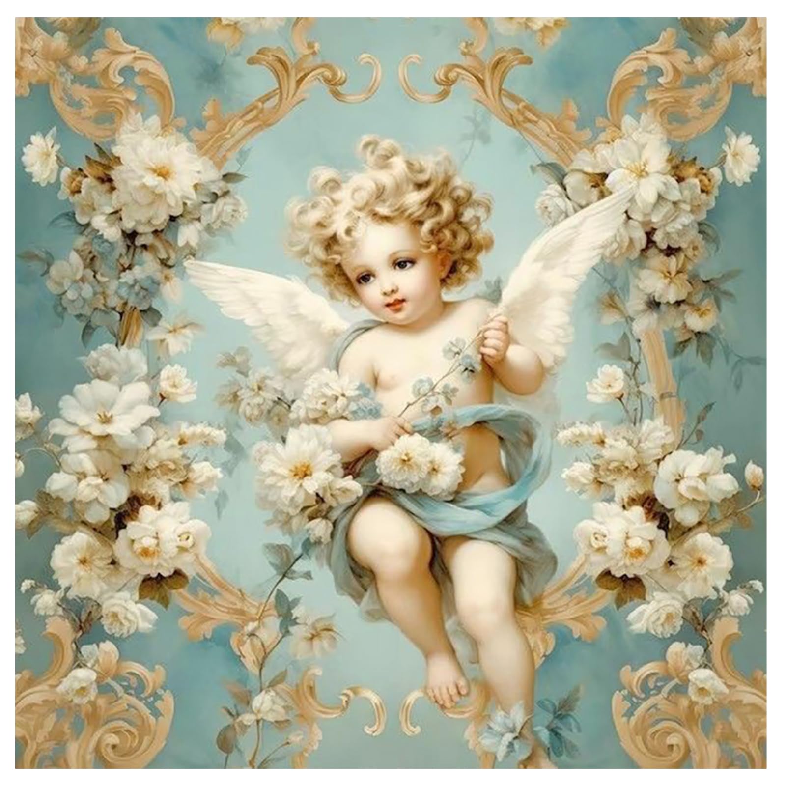 SHEGZHUC Diamond Painting 40x50 Cm – Principessa E Unicorno, Kit Completo Con Diamanti E Strumenti, Decorazione Parete