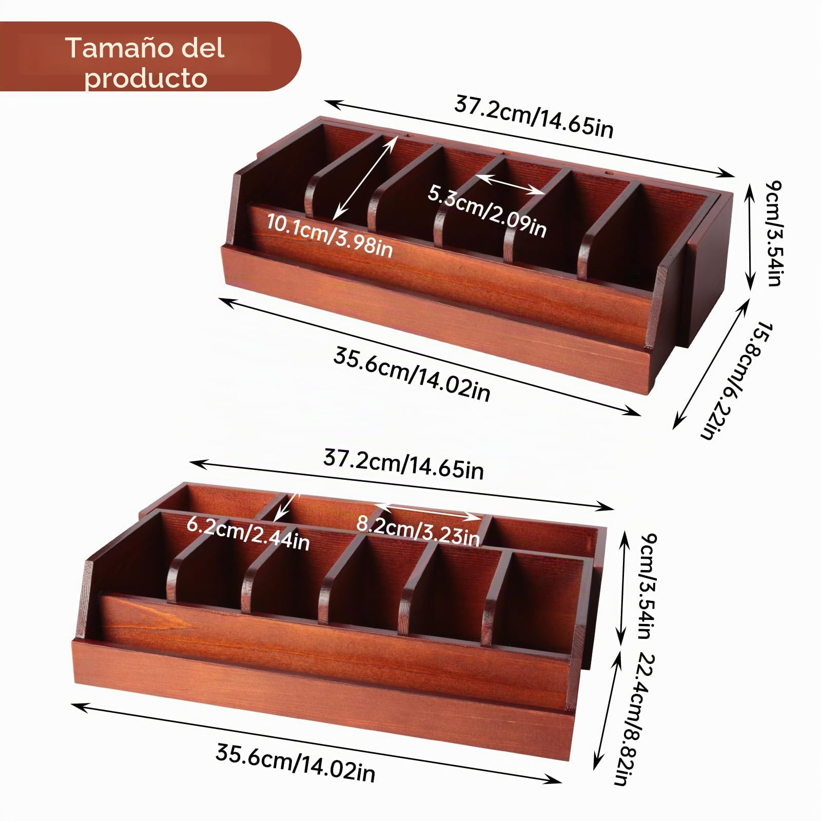 Organizador de Cinturón de Madera, 10 Compartimentos, Soporte de Cinturón de Bambú para Armario y Cajón, Estante de Exhibición para Hombres y Mujeres, Marrón