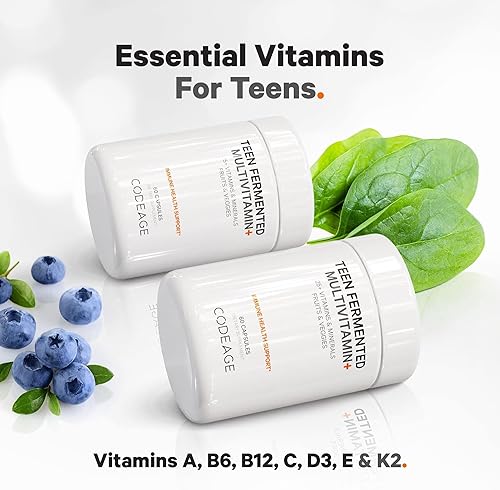 Miniatura 6 de Codeage Paquete multivitamínico familiar – Multivitaminas para adolescentes, mujeres y hombres – Paquete de vitaminas y minerales esenciales