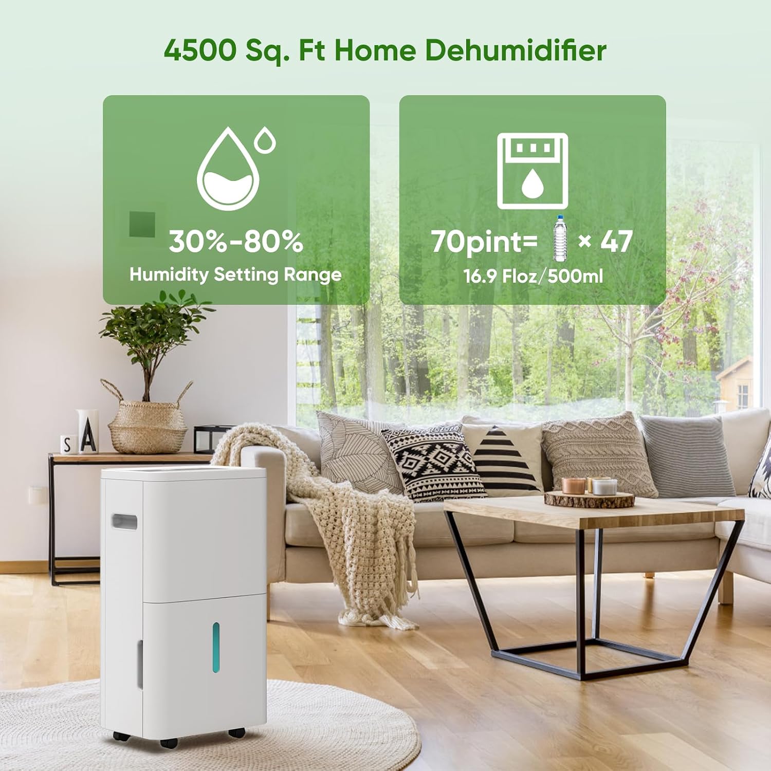 Colaze Colaze 4500 Sq. Ft. 50 Pint Dehumidifier User Manual