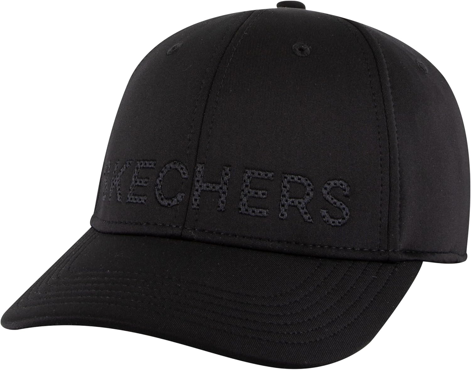 Skechers Tonal Skechers Logo Hat, Bold Black, One Size