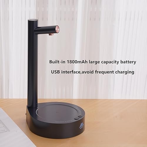 Miniatura 4 de Dispensador de agua de mesa inteligente, recipientes para beber, bomba eléctrica de escritorio para botella de 5 galones, encimera portátil USB-C de