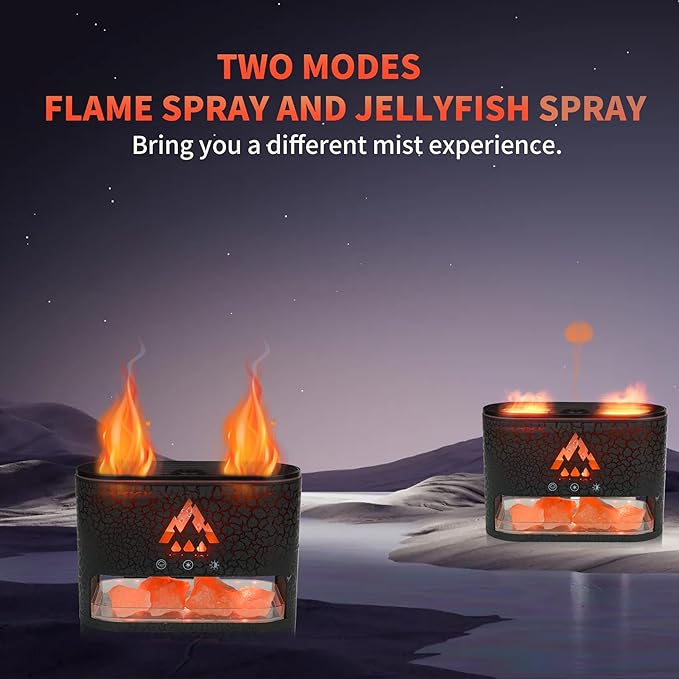 Difusor de Aromas Eléctrico 250ml con Luz LED KCKJ Negro miniatura 4