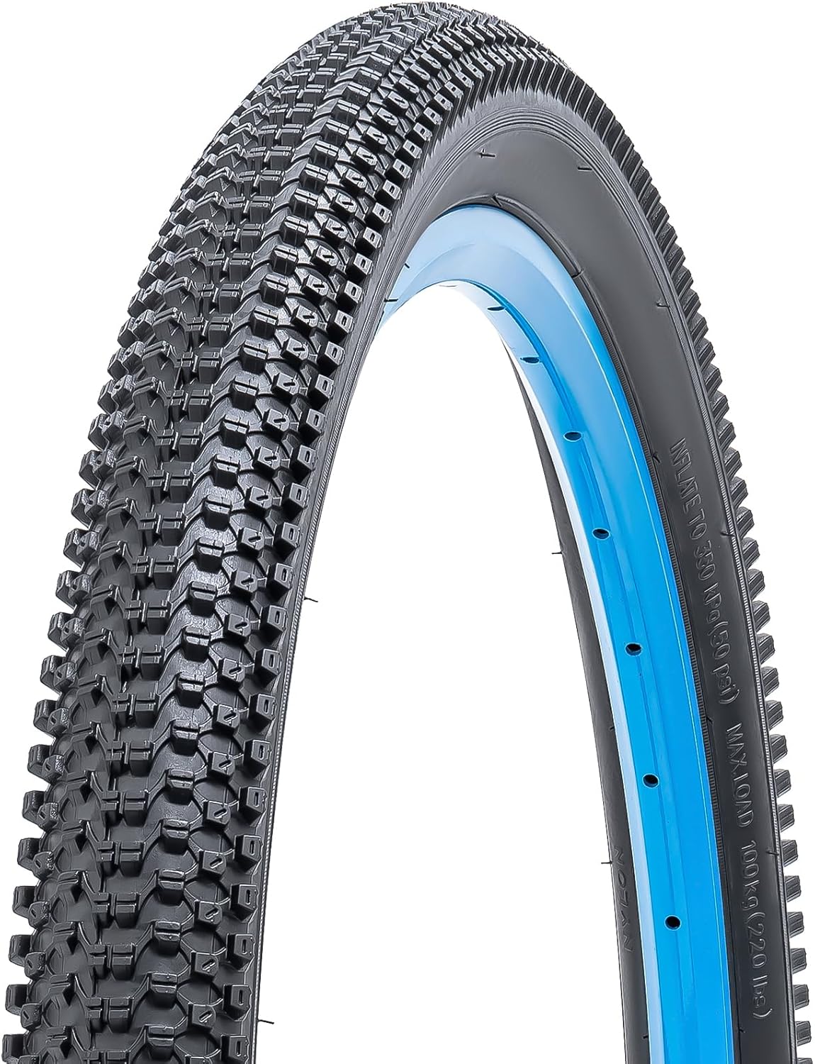 26x2.35 (57-559) Bike Tire 26 inch Bicycle tire Suitable for 26x2.30 26 x 2.35 Gravel/Off Road/Mountain Folding Replacement Bike Tire (Single)