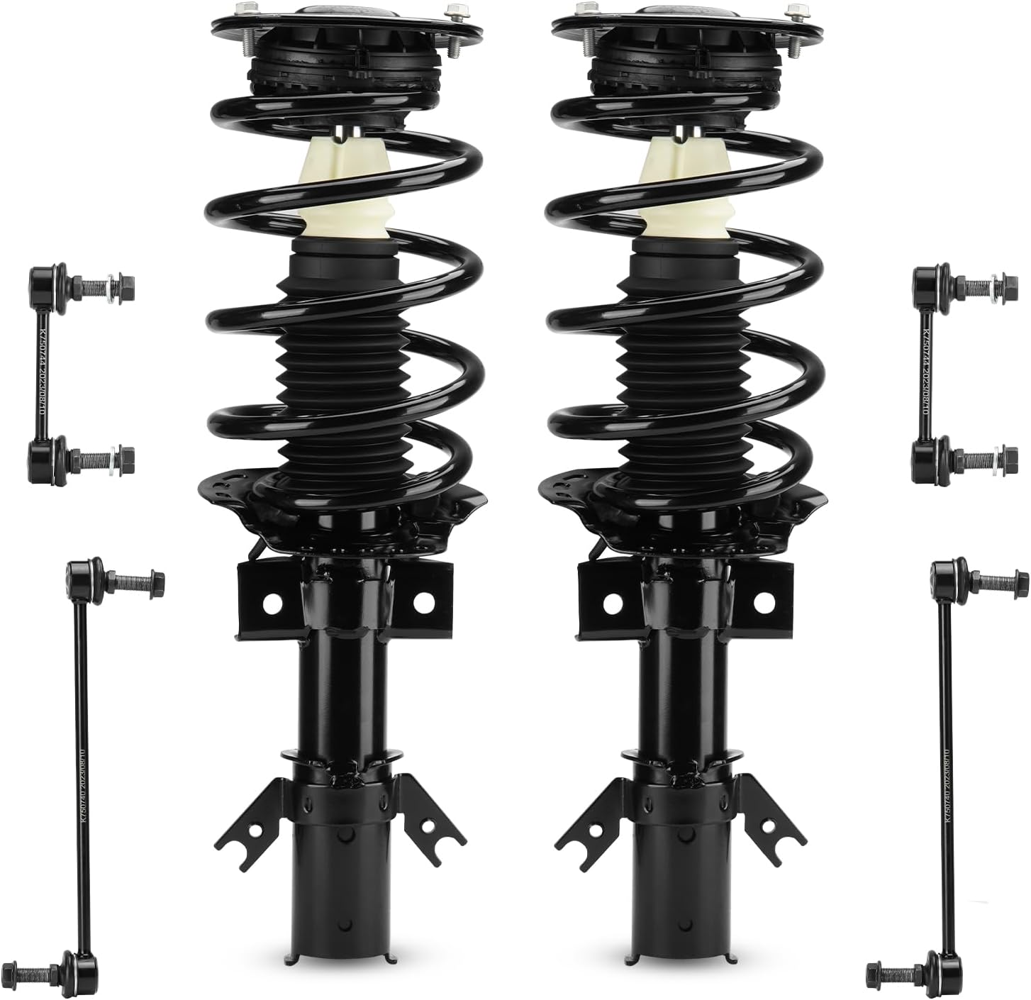 ILONPA Strut and Sway Bar Link Kit for 2013–2018 Ford Fusion (6‑Piece)