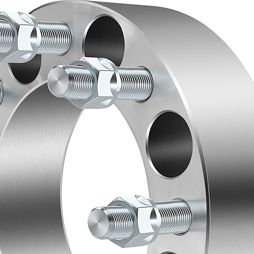 Miniatura 8 de ECCPP 4 espaciadores de rueda de 2 pulgadas de 8 x 6.5 a 8 x 6.5 pulgadas, 8 lengüetas de 4.967 in CB para Dodge Ram 2500 3500 para Ford F250 para