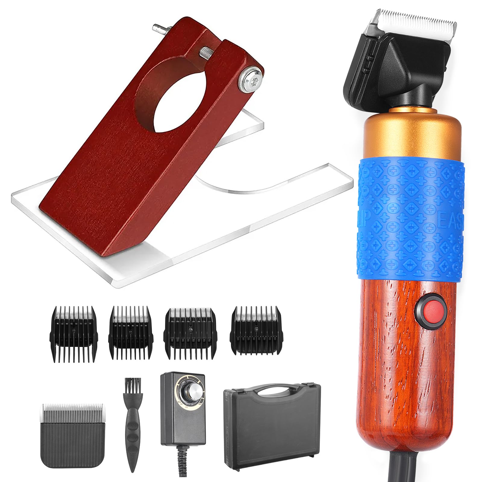 Tondeuse à Tapis avec Guide,Tufting Trimmer Tondeuse Tondeuse Kit,Tondeuse de Toilettage de Tapis Vitesse Réglable Tondeuse Électrique à Chien et à Chat pour Tissage de Tapis