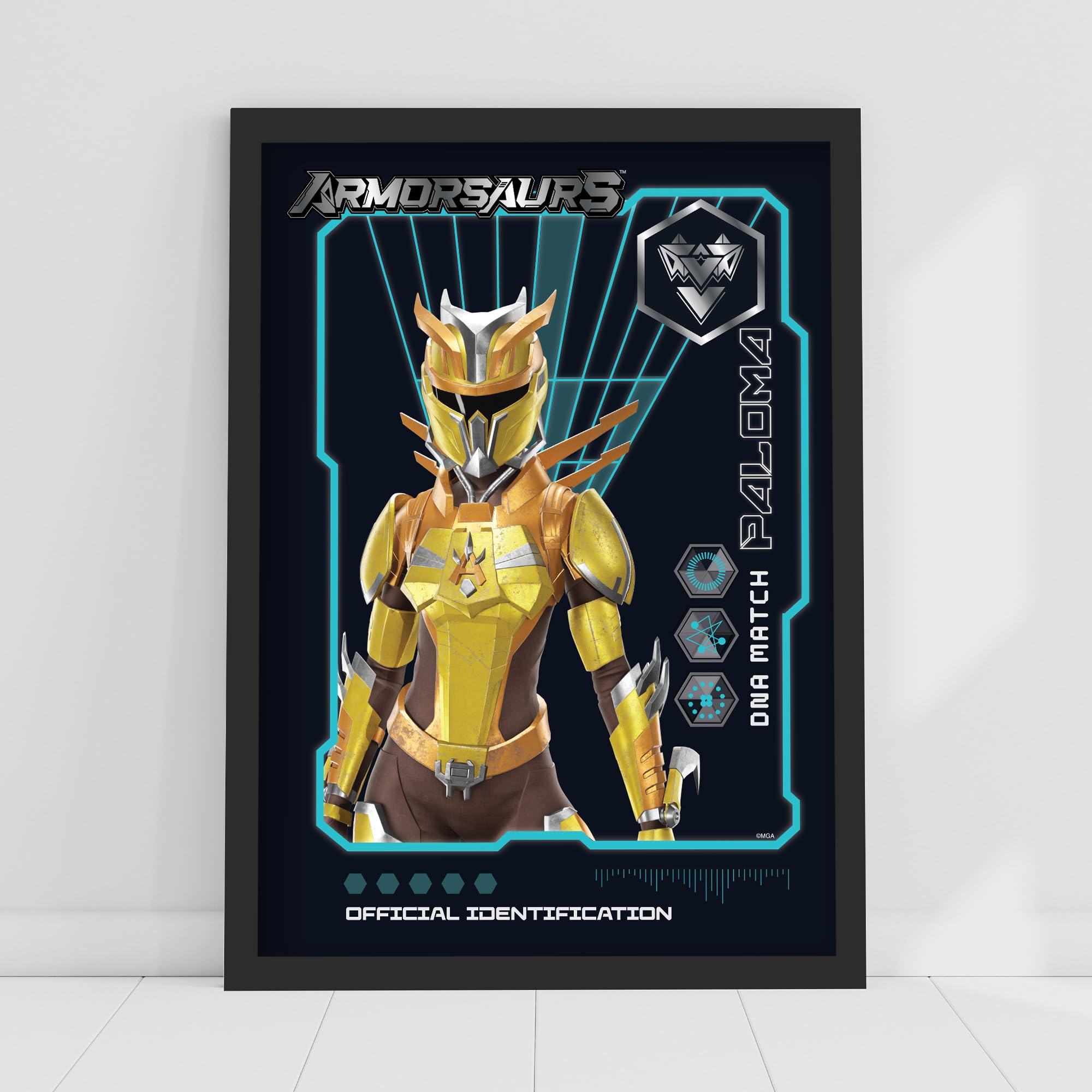 Themed Armorsaurs Print - Paloma DNA Match Poster Wall Art (29.7cm x 42cm - A3)
