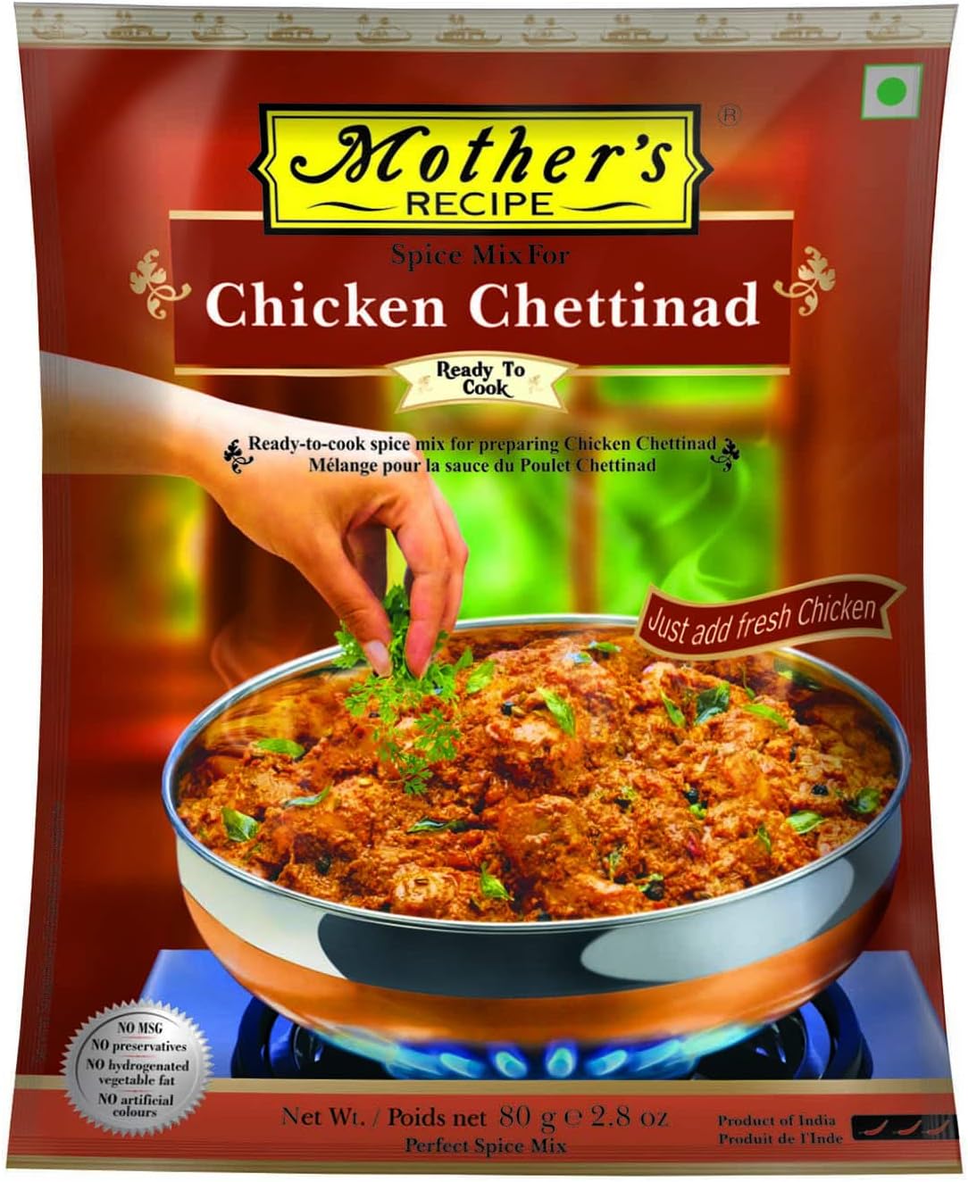 SARTAJ Mother'S Recipe Chicken Chettinad Ready To Cook Mix 80g