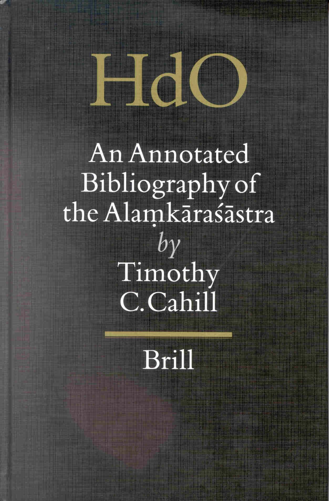Alaṃkāraśāstra bibliographie annotée indispensable pour thèse de doctorat