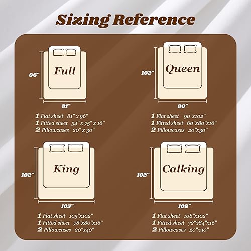 Miniatura 7 de LBRO2M Juego de sábanas 100% de algodón egipcio de 1000 hilos, juego de sábanas tamaño Queen de 4 piezas, fibra larga, bolsillo profundo de 16
