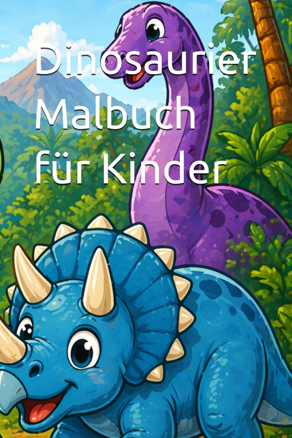 Dinosaurier Malbuch für Kinder