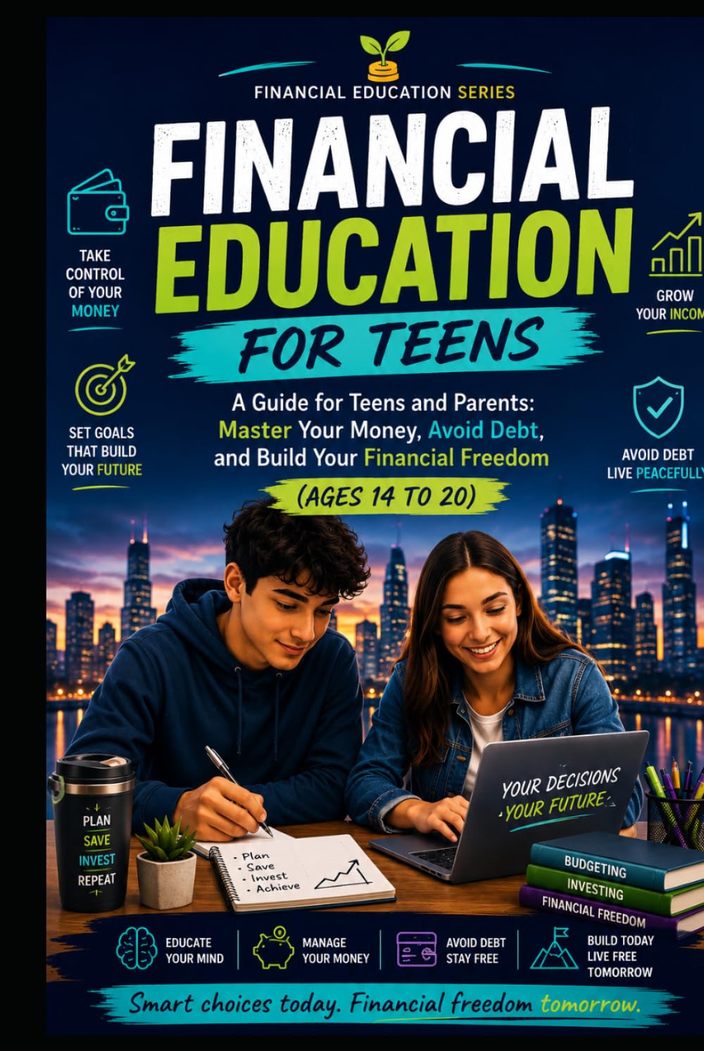 FINANCIAL EDUCATION FOR TEENAGERS (Ages14 to 20): A Guide for Teens and Parents: Master Your Money, Avoid Debt, and Build Your Financial Freedom (Financial education for children and young people)