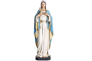 10-Inch Immaculate Heart of Mary Statue for Altar