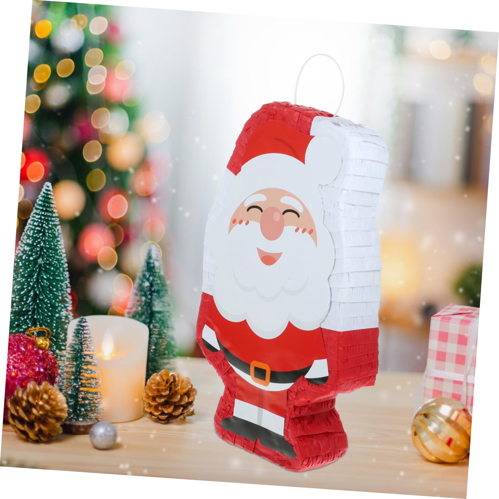 Santa Claus Piñata - Christmas Party Decoration Fill With Candy, Photo Prop & Game For Gatherings