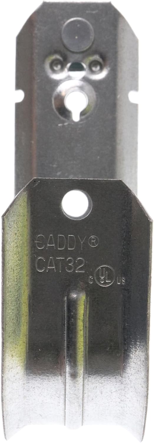 Caddy Erico CAT32CD1B Cablecat J-Hook Cable Hanger Pedestal Clamp, 2-Inch, (20-Pack)
