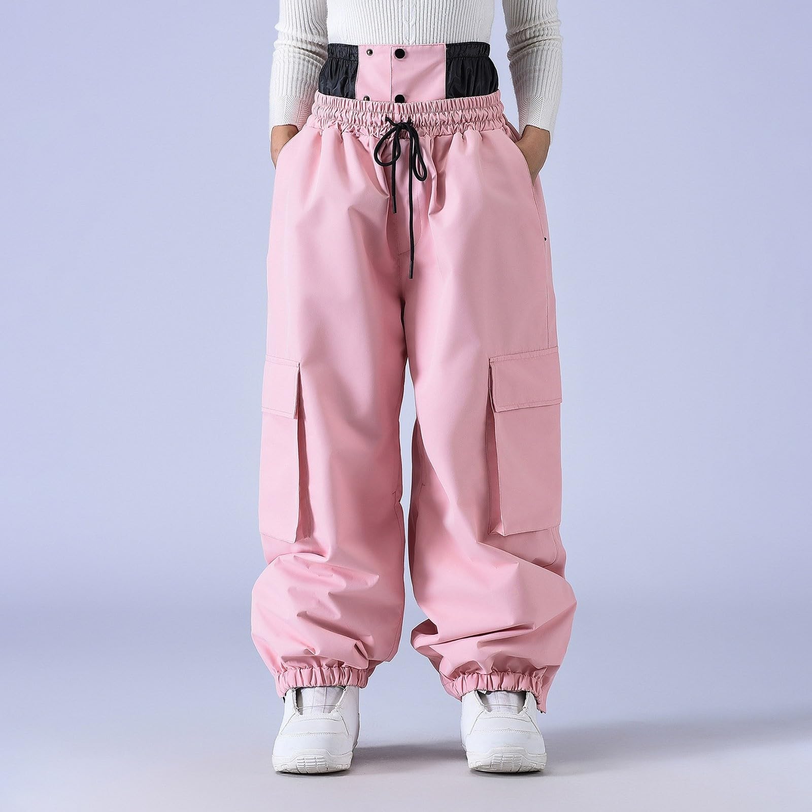 Generisch Pantalones de snowboard, pantalones de esquí de invierno, resistentes al viento, aislados para actividades al aire libre en climas fríos y montañismo, senderismo y trekking