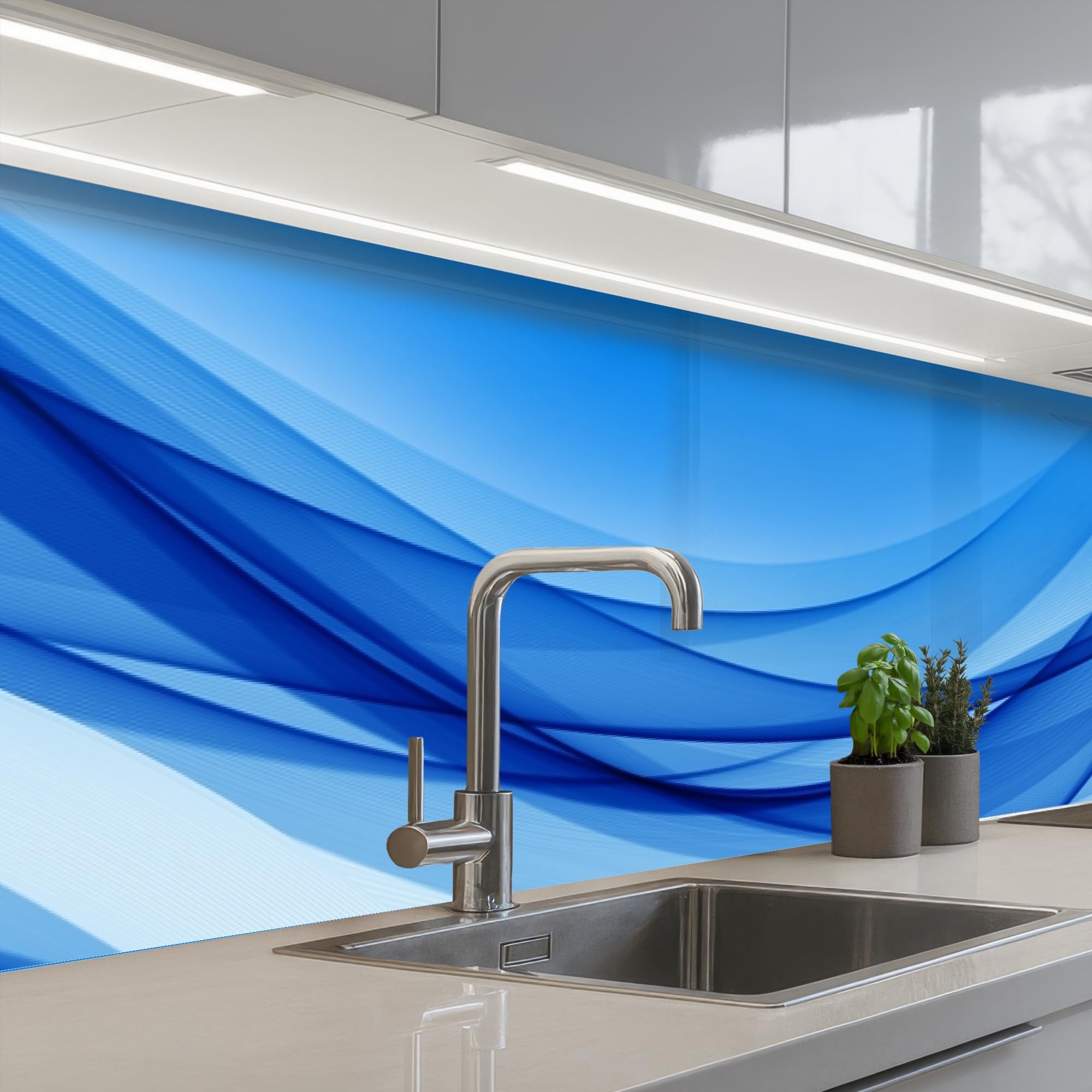 KitchenYeah© Splashback for Kitchen self Adhesive Sink Splash Splatter — image 1