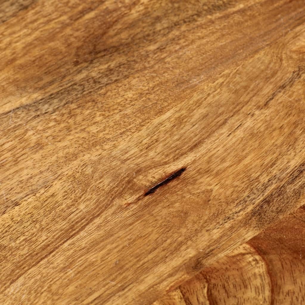 VidaXL Tablero de Mesa Redondo de Madera Maciza de Mango Ø 50x2,5 cm - Superficie para Mesa de Centro