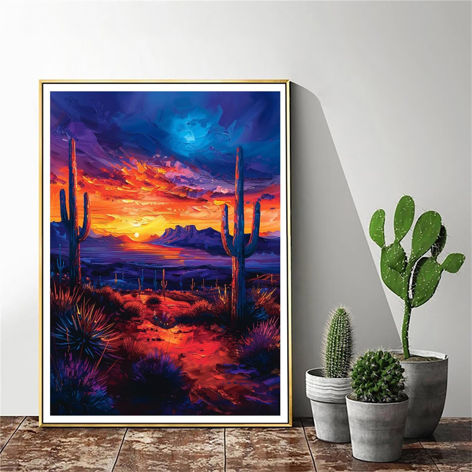 Pintar por Numeros Adultos pintar por numeros niños manualidades niños 10 años, DIY Pintar por Números de Pincel y Pintura acrílica Decoraciones para el Hogar Manualidades, sin Marco 60x80cm C-210