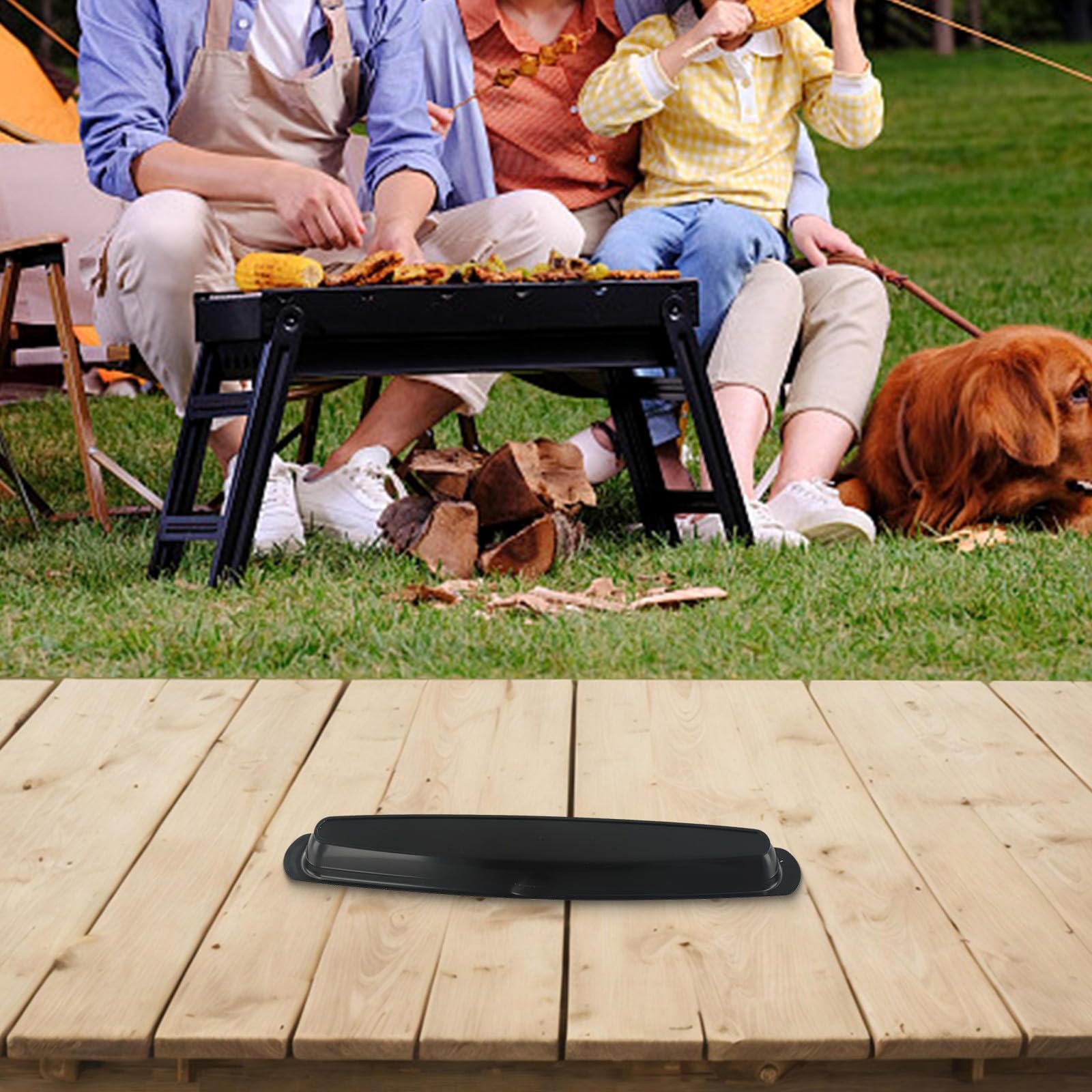 Grill Oil Grease Catcher Drip Tray Pan, Grill Oil Grease Catcher Drip Tray Pan Replacment part for George Foreman Grill, Reliable 14.5 Inch Drainage Tray, Suitable for Most Grills(1pc)