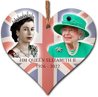 Queen Elizabeth II 1926-2022 Memorial Keepsake in Remembrance Her Majesty RIP Photos Handmade Wooden Hanging Wall Plaque