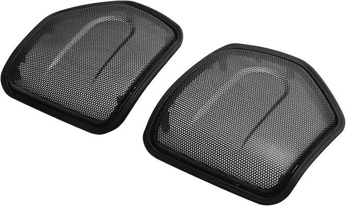Rejilla para altavoz tapa maleta moto TCMT Matte Black miniatura 4