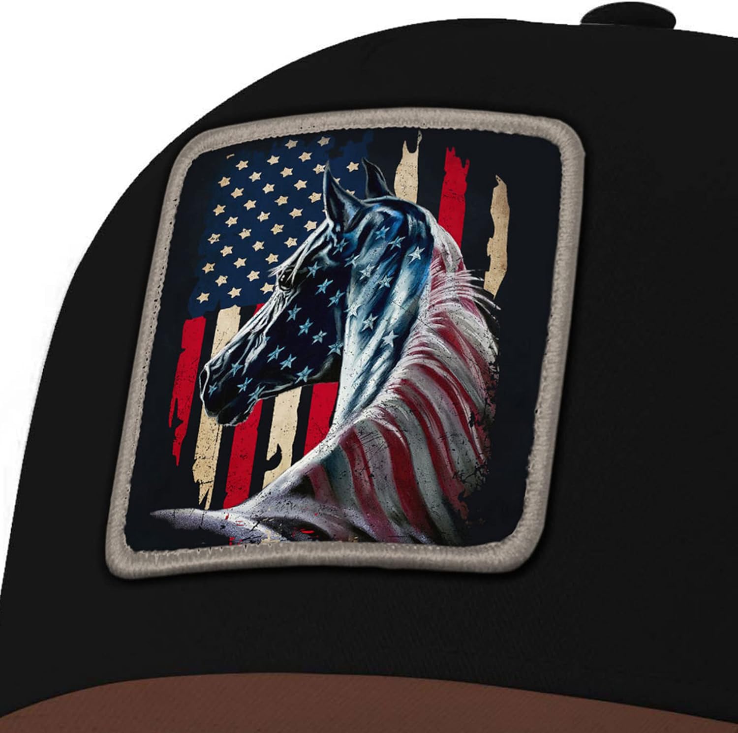 Miniatura 3 de Asvance Trucker Hat - Mesh Back Baseball Cap for Mens - Premium American Patriots Embroidered Hats - Gift for Dad