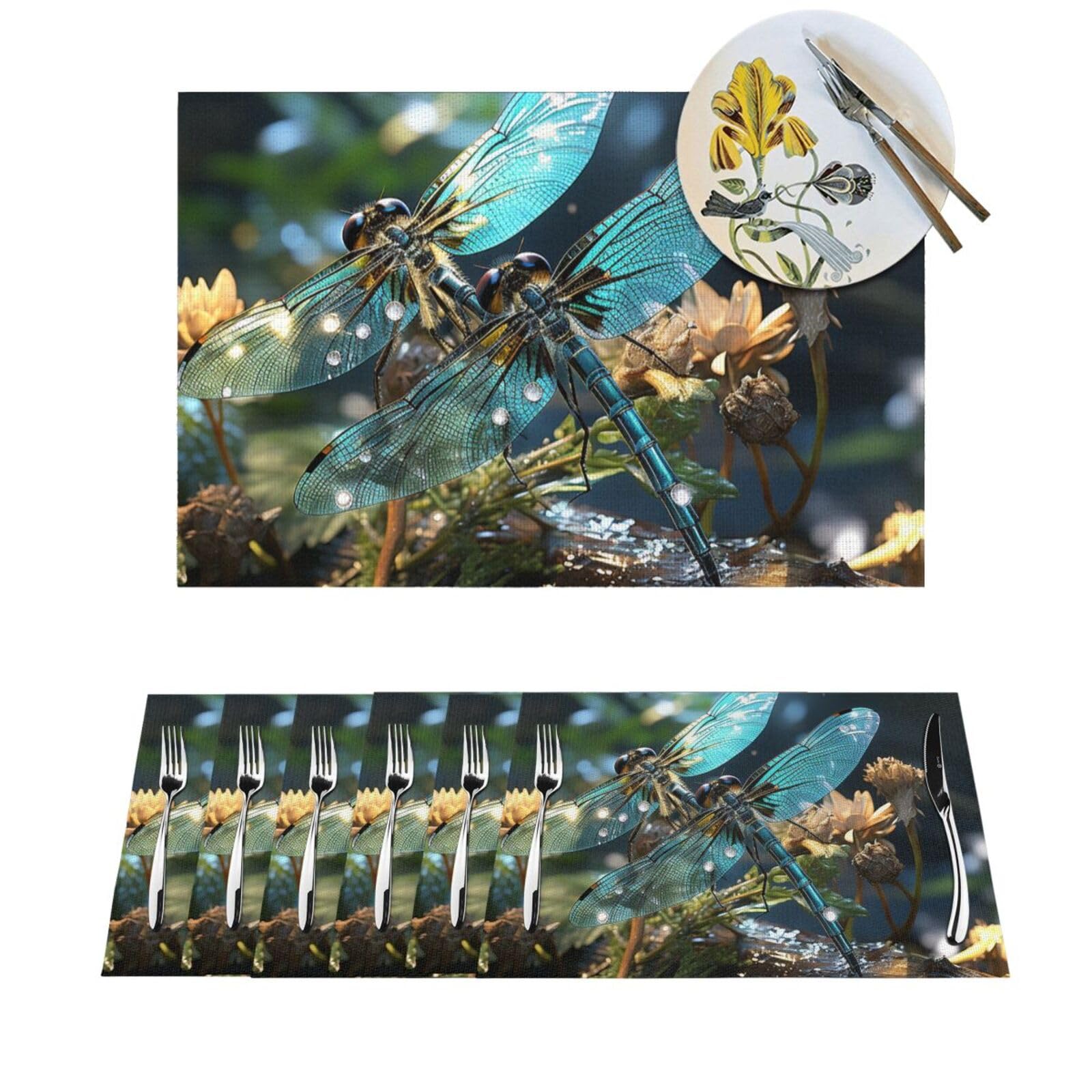 Set de table pour intérieur et extérieur idéal pour vos repas de terrasse et de jardin