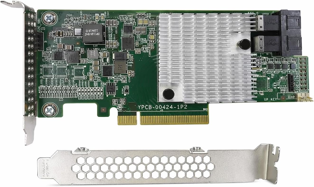 LSI Broadcom SAS 9300-8i 8-Port 12Gb/s SATA+SAS PCI-Express 3.0 Low Profile Host Bus Adapter