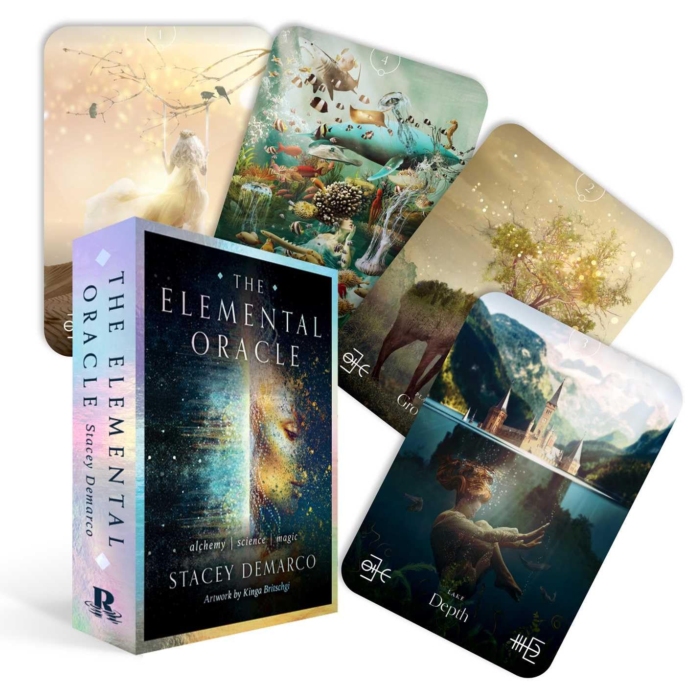 The Elemental Oracle: alchemy | science | magic (Rockpool Oracle Card Series)