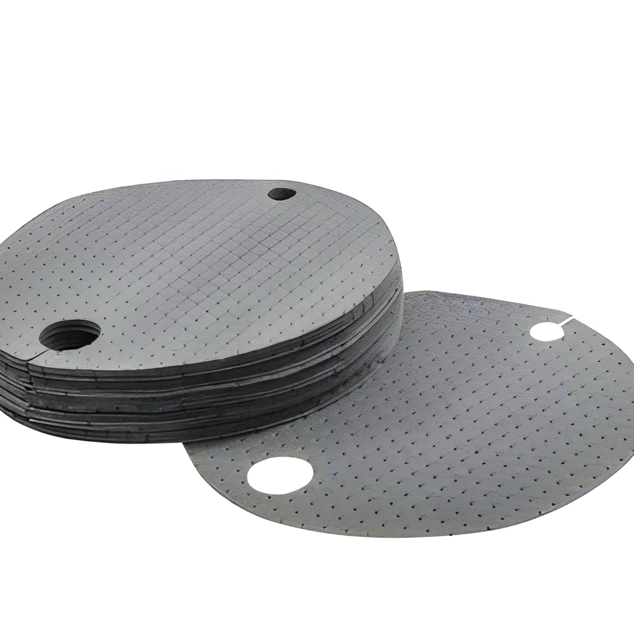 Bricoloco Tappetino copri taniche assorbente per umidità di acqua, olio e benzina. Taniche fino a 220 litri | Assorbitore industriale a triplo strato antipelucchi per liquidi. Ø 55 cm. (1)