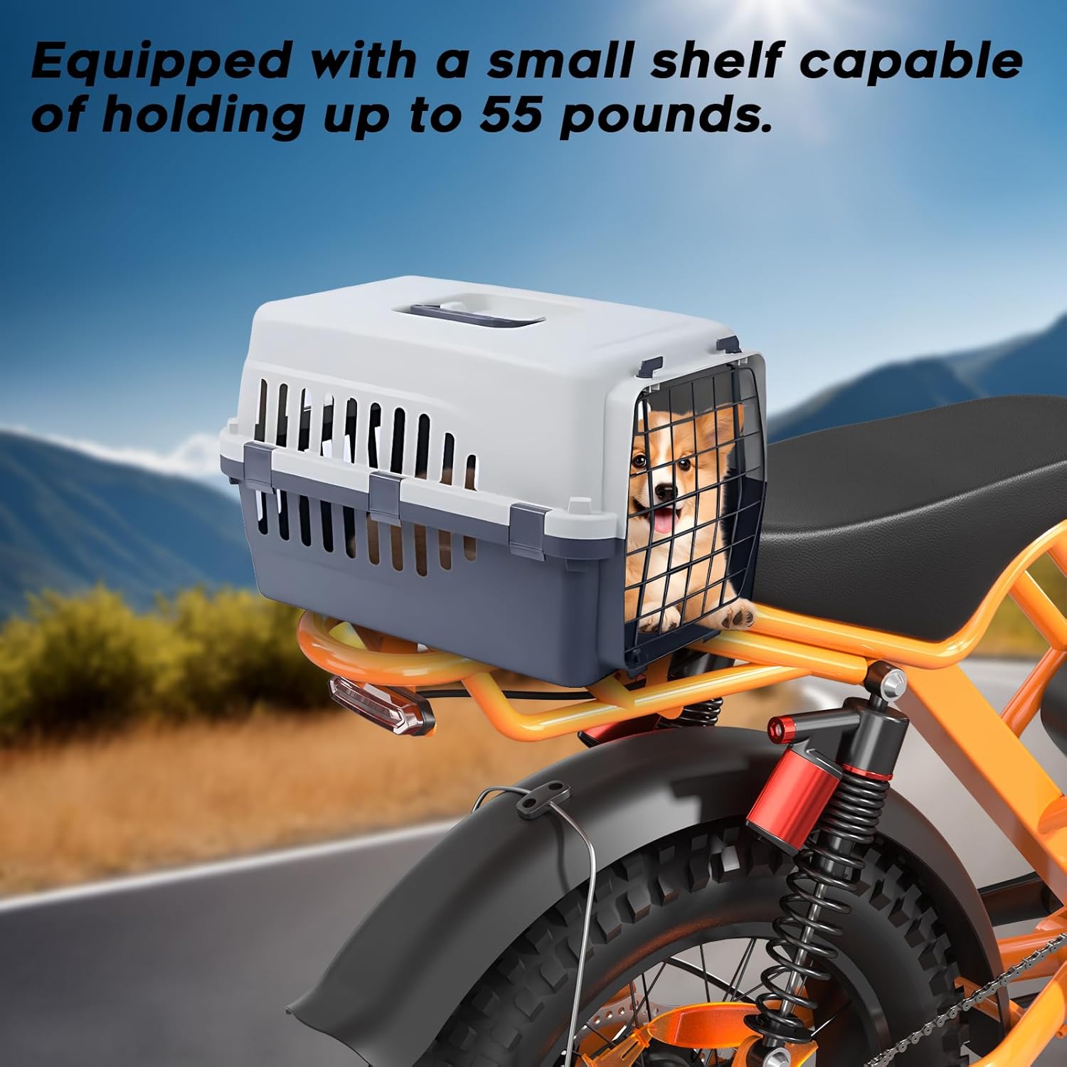 Spacewalk Electric Bike M6 / M7 for Teens/Adults,16" / 20" Ebike,1500W Peak Motor,21.7mph / 27.9mph,48V 15Ah Removable Battery,4X Suspension,50 Miles Pure Electric,70 Miles PAS