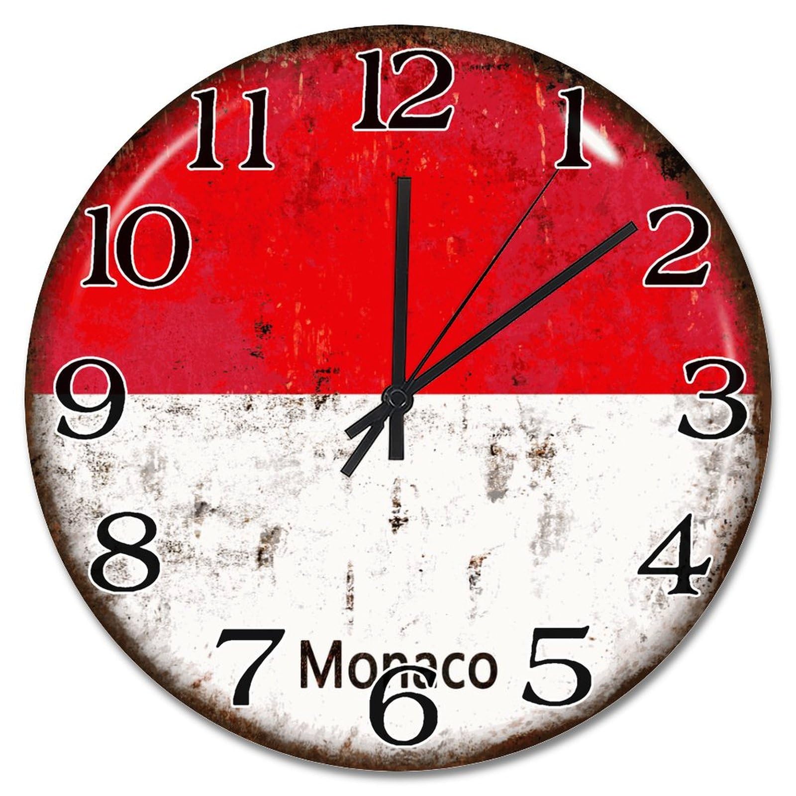 Horloge de Monaco pour une décoration murale de salon élégante