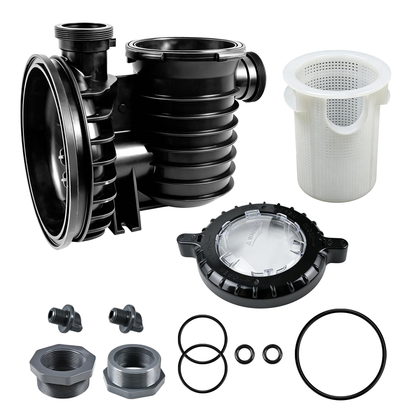 View 1 of 17307-0110S Pool Pump Tank Body Assembly for Pentair Sta-Rite Series etc