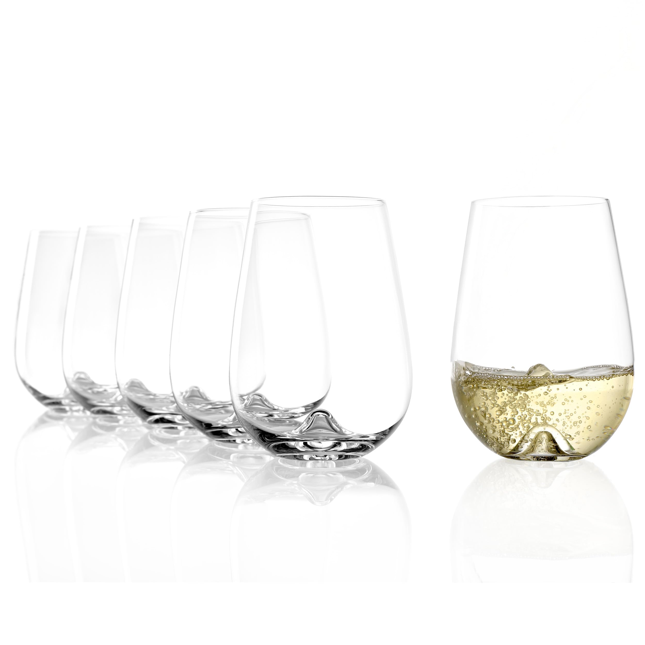 Stölzle Lausitz Verres à Bière Vulcano Set 6x 705 ml – Gobelets en Cristal Élégants et Résistants – Design Intemporel – Verres sans Plomb Lavables au Lave-Vaisselle – Fabriqués en Allemagne