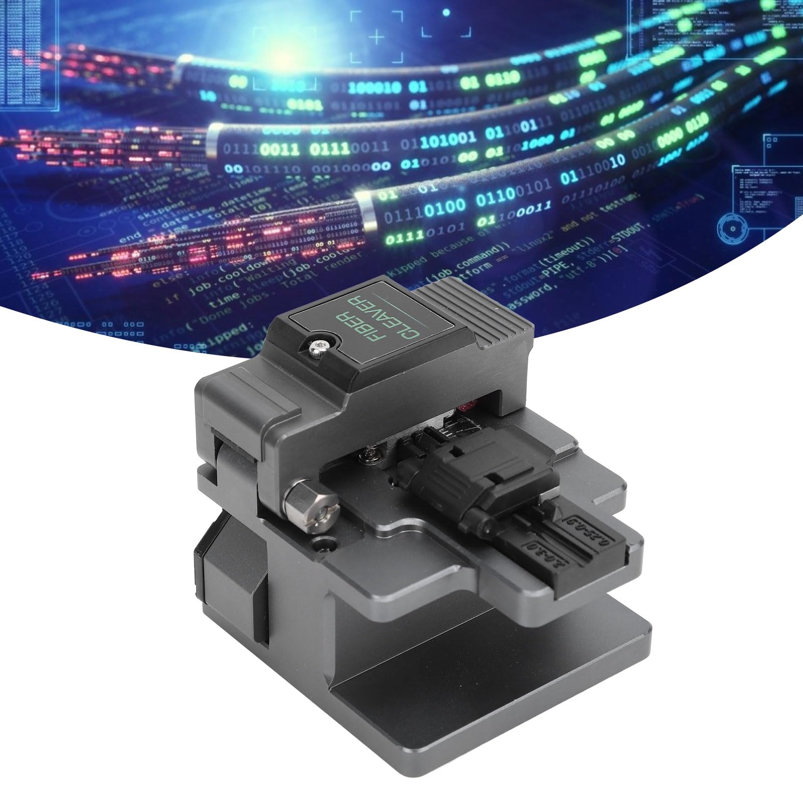 Couperet à fibre de haute précision avec lame en acier tungstène, coupe-fibre optique pour soudage à froid et fusion à chaud, coupeur de fibre optique à retour automatique pour un noyau unique 125 μm