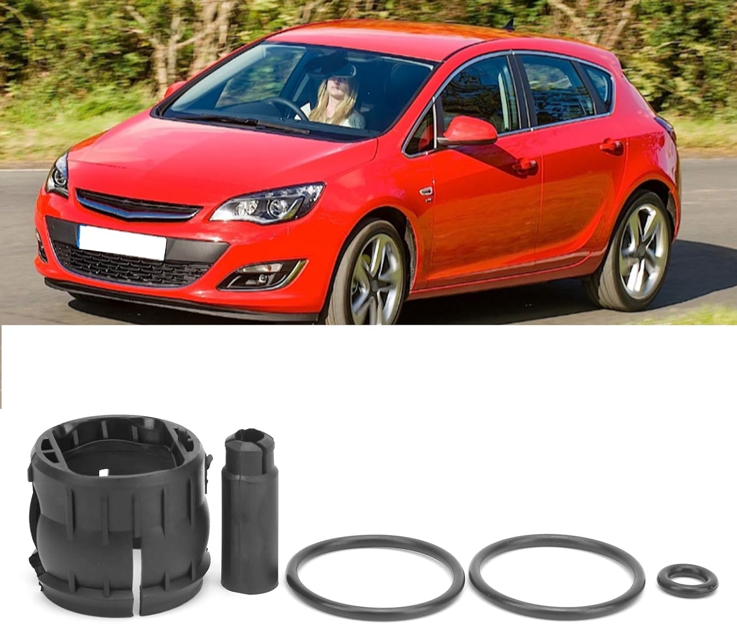 Gear Shift Repair Kit Gear Shift Stick Bush Kit X8R0078 Direct Replacement for Opel Combo Meriva Vectra Zafira 1998-2013 ABS Black