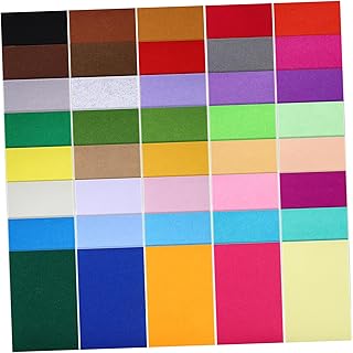 Hojas De Fieltro 40 Piezas Hojas De Tela De Fieltro Rectangulares En Surtidos Para Niños Y Niñas