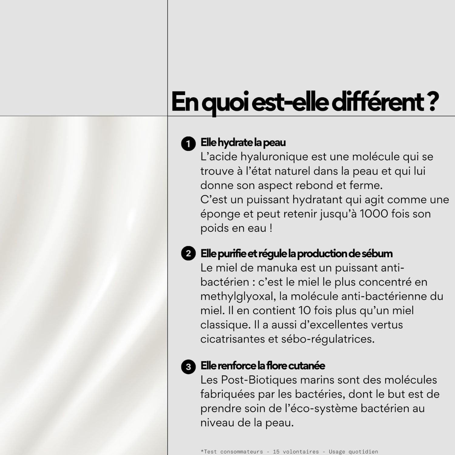 Skin & Out – Crème Hydratante Peaux Mixtes à Grasses – 99% d’Origine Naturelle – Hydrate, Apaise les boutons, Régule le Sébum – Fini non gras