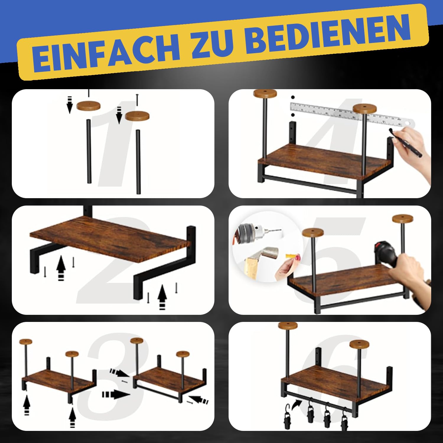 Helm Halterung Wandhalterun, Multifunktional Motorradhelmhalter Plattenständer Display Organizer mit Motorradzubehör Helmaufhänger Wandhalterung für Fußballmotorräder, Jacke, Handschuhe