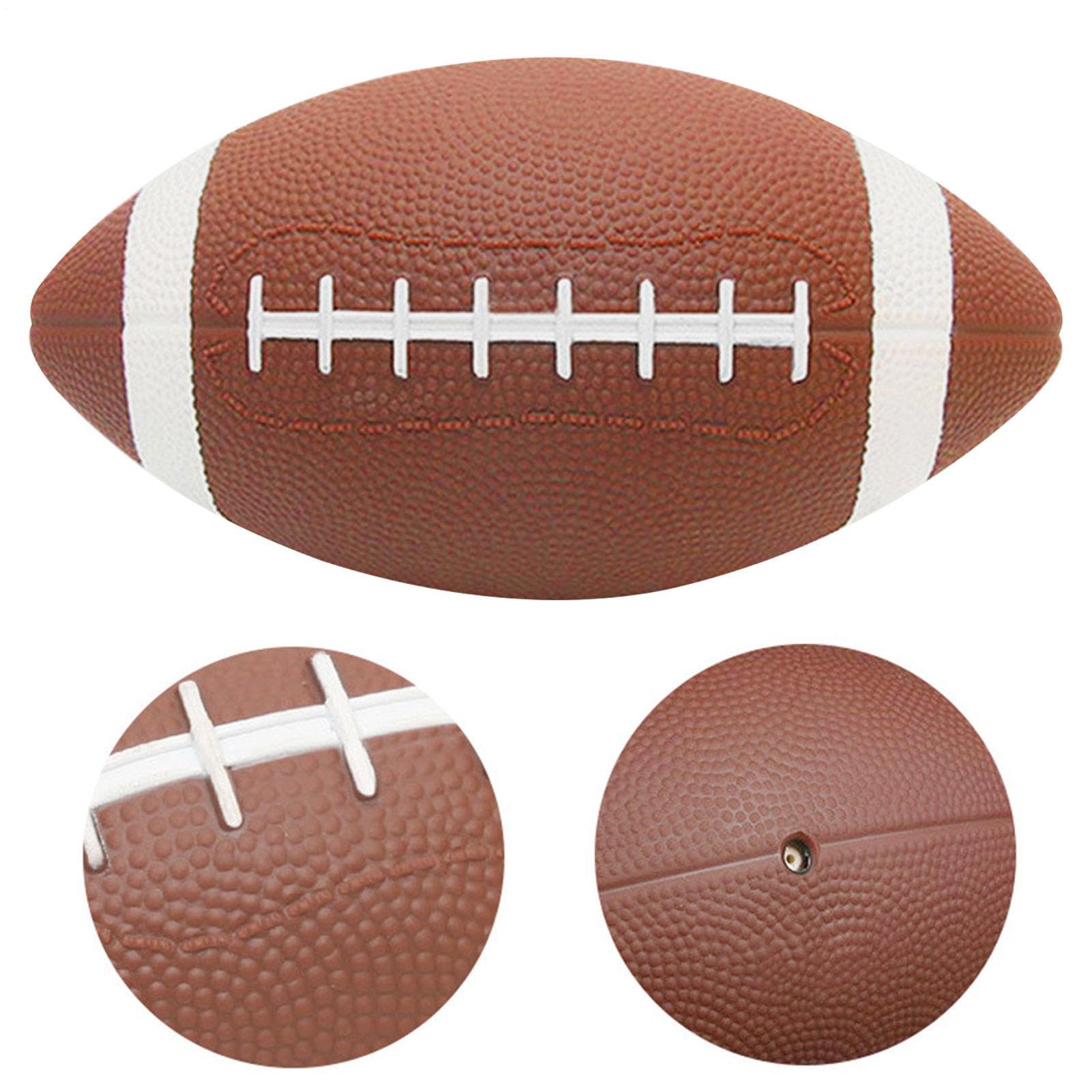 Generico Football americano, pallone da calcio in gommas, palloni per tutte le stagioni con presa migliorata per giochi e allenamenti in giardino, regalo per bambini